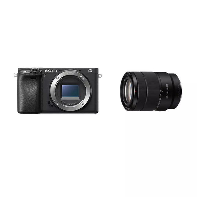 Sony Alpha 6400A (negra) + 18–135 mm f/3,5–5,6 OSS montura E