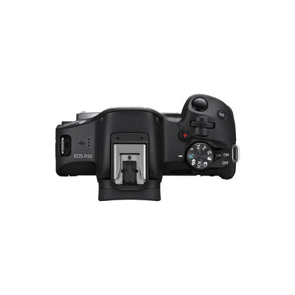 Canon EOS R50 + 18-45 mm 4,5-6,3 IS STM Negro